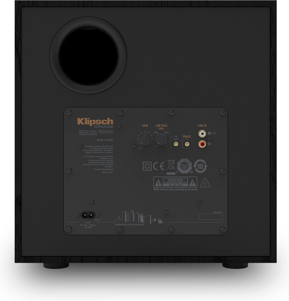 Auna | Auna Linie-300-SW-WH-BK Actieve subwoofer 250W | Wit