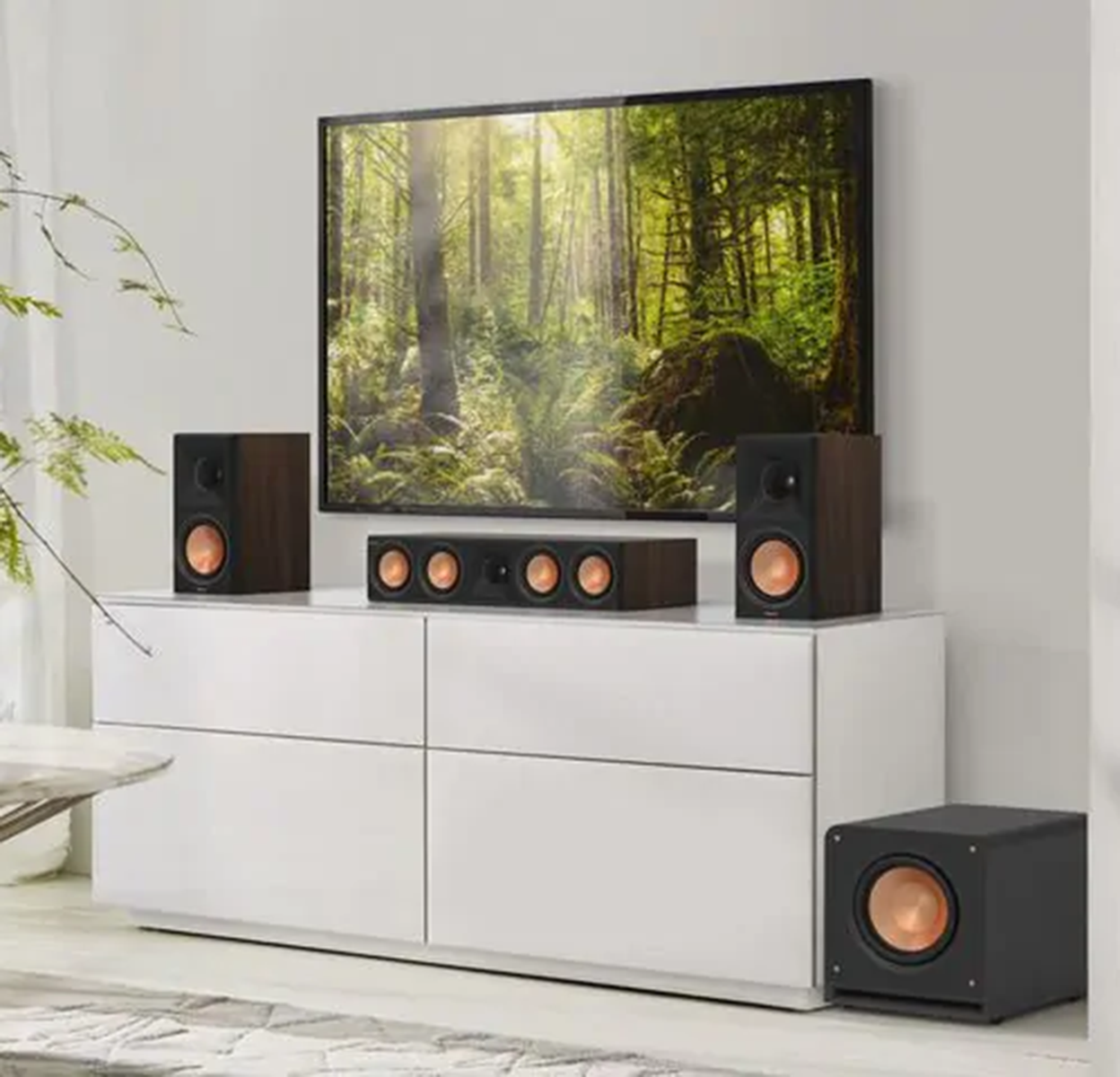 Auna | Auna Linie-300-SW-WH-BK Actieve subwoofer 250W | Wit