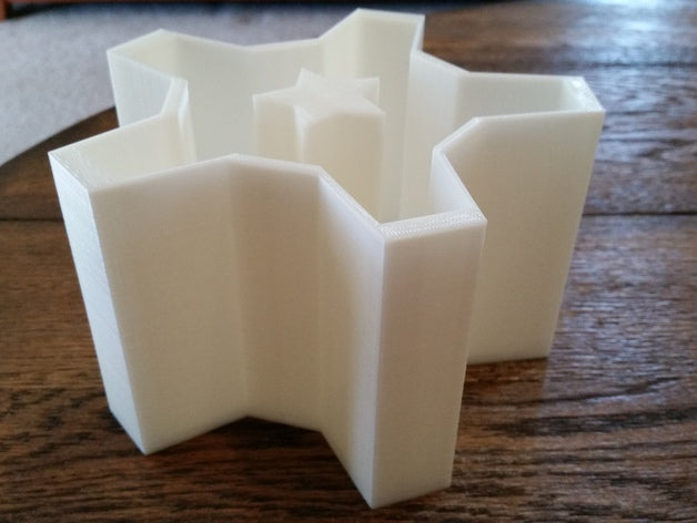 Remote Control Holder - White - 140 x 140 x 85mm | 5 Piece