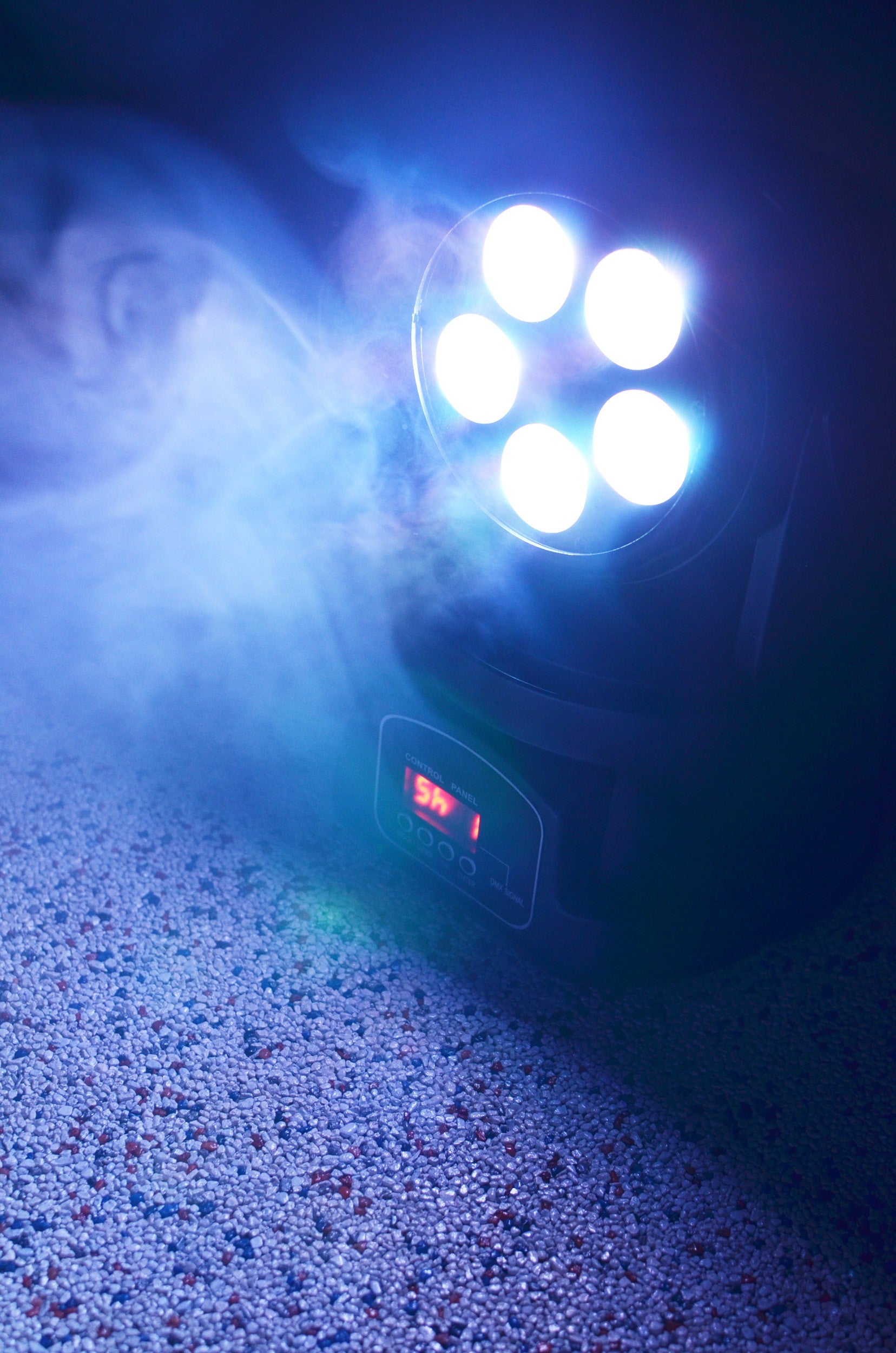 Beamz | MHL90 MINI MOVING HEAD WASH 5X 18W 6-IN-1 LEDS