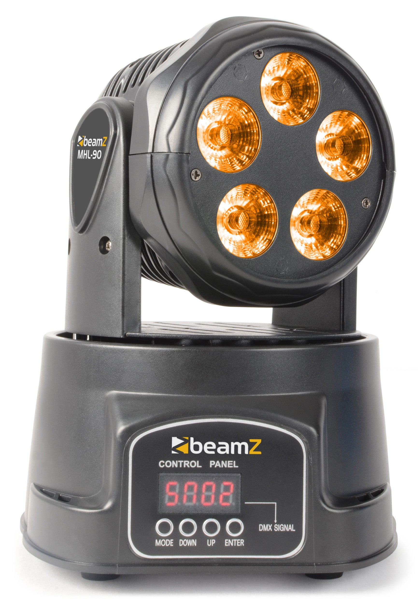 Beamz | MHL90 MINI MOVING HEAD WASH 5X 18W 6-IN-1 LEDS