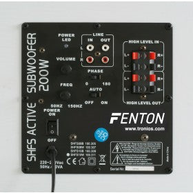 Fenton | SHFS08W ACTIEVE SUBWOOFER 8" WIT