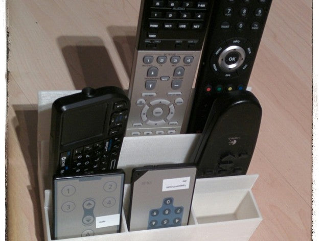 Remote Control Holder - White - 185 x 99,5 x 110mm | 6 Piece