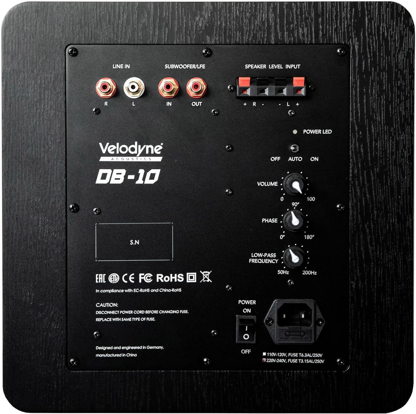 Velodyne Acoustics | Deep blue 12 zwart | Subwoofer 