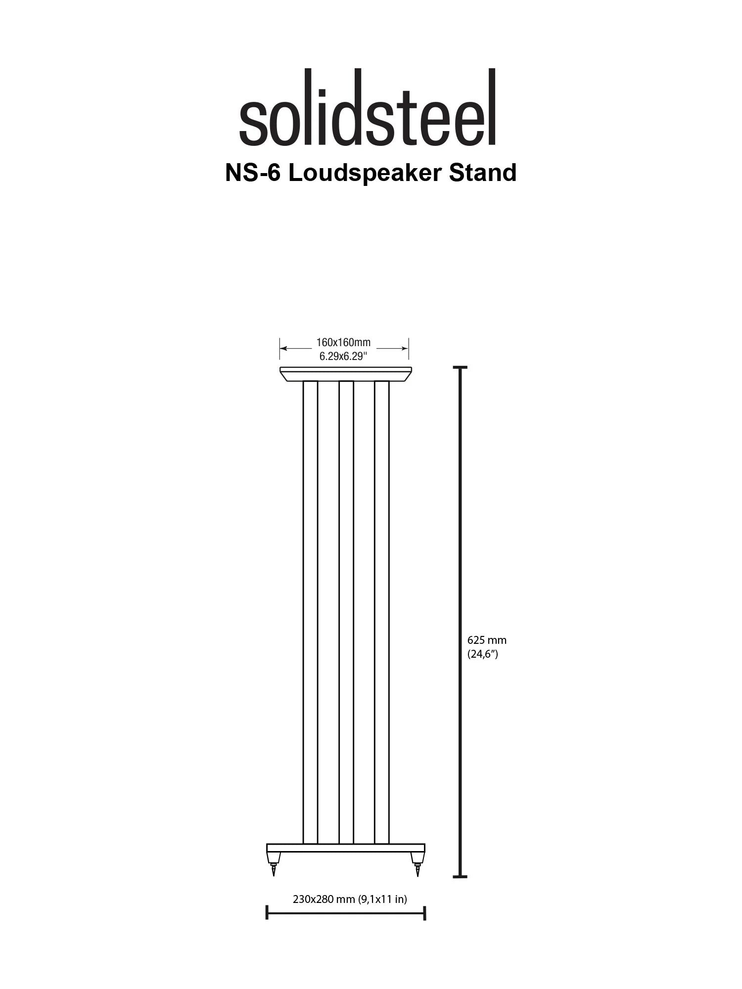 Solidsteel NS-6 – Compacte kracht, pure stabiliteit