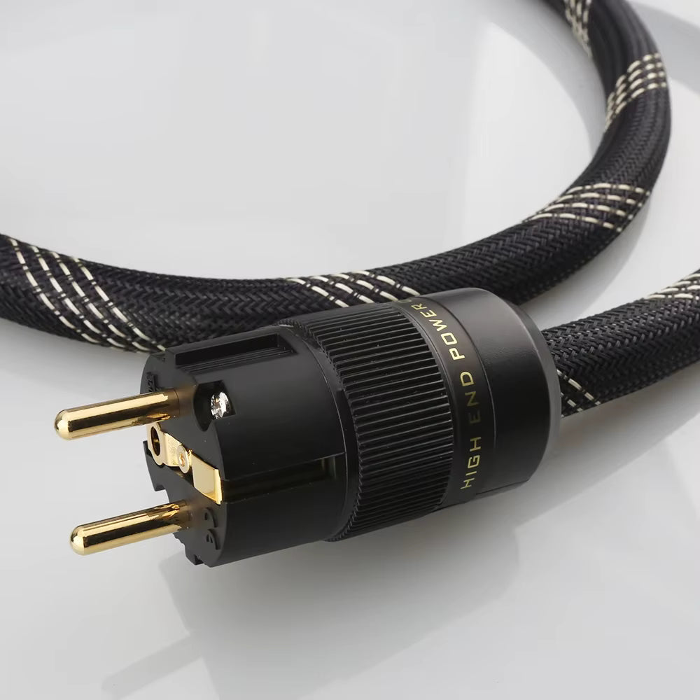 HiFi-FUSION 220V  | High-End OFC Audio Grade Schuko Power Cable | EU Standard
