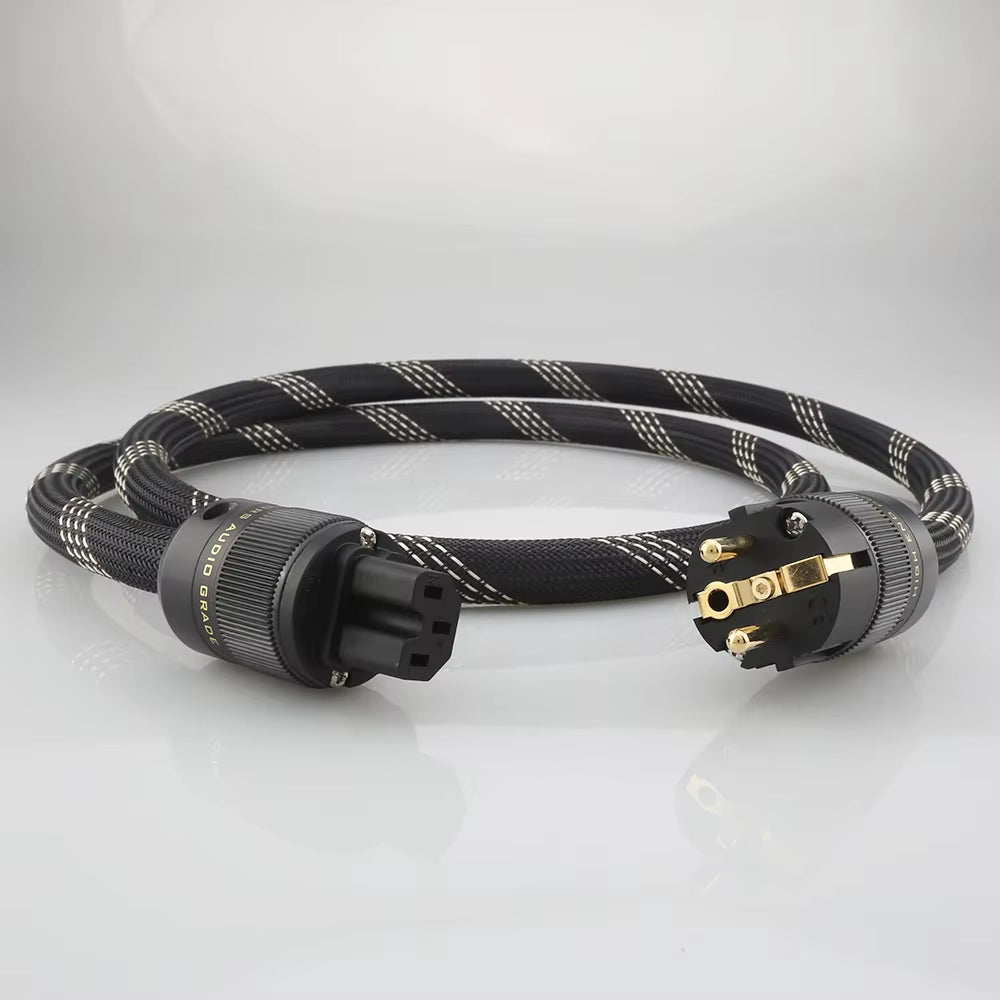 HiFi-FUSION 220V  | High-End OFC Audio Grade Schuko Power Cable | EU Standard