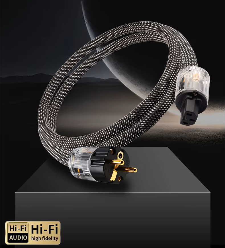 HiFi-FUSION 220V HiFi Power Cable – OFC – 1m – EU Series