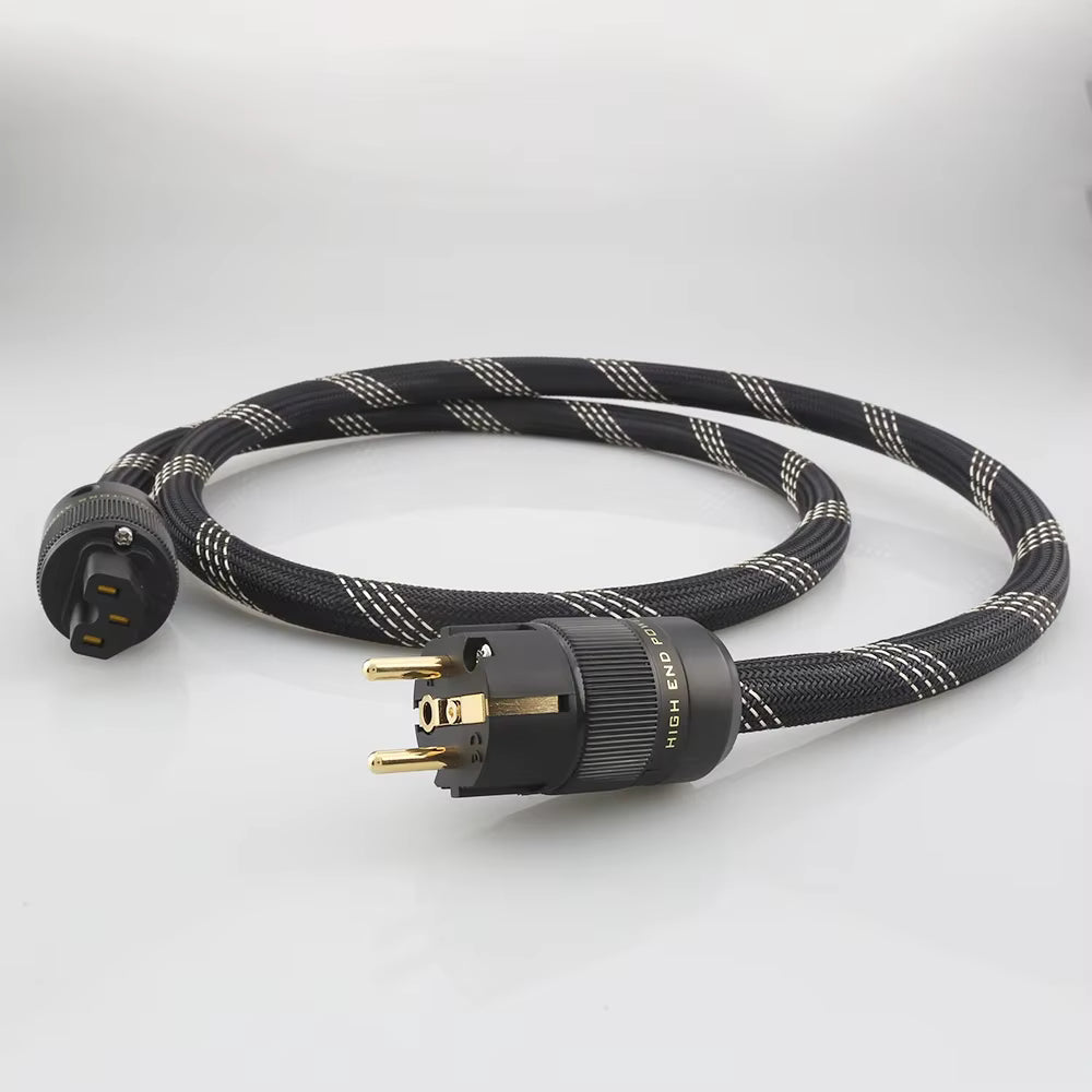 HiFi-FUSION 220V  | High-End OFC Audio Grade Schuko Power Cable | EU Standard
