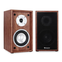 Auna | Line-300-SF-WN Bookshelf Speaker 70W RMS Passive Pair Walnut