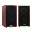 Auna | Line-300-SF-WN Bookshelf Speaker 70W RMS Passive Pair Walnut