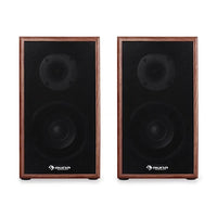 Auna | Line-300-SF-WN Bookshelf Speaker 70W RMS Passive Pair Walnut