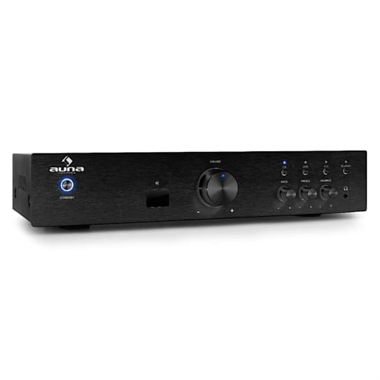 Auna | AV2-CD508BT | Hifi-versterker | Bluetooth | Zwart | | 600 Watt