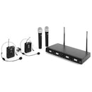 Auna | UHF-550 Quartett3 - Wireless Microphone Set