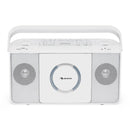 Auna | USB CD player FM radio MP3 portable radio nostalgia »Boomtown Boombox«