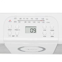 Auna | USB CD player FM radio MP3 portable radio nostalgia »Boomtown Boombox«