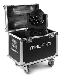 Beamz PRO | MHL740 LED MOVING HEAD ZOOM 7X40W 2 STÜCK IM FLIGHTCASE 