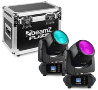 Beamz | FUZE75B BEAM 75W LED MOVING HEAD SET 2 STÜCK IM CASE 