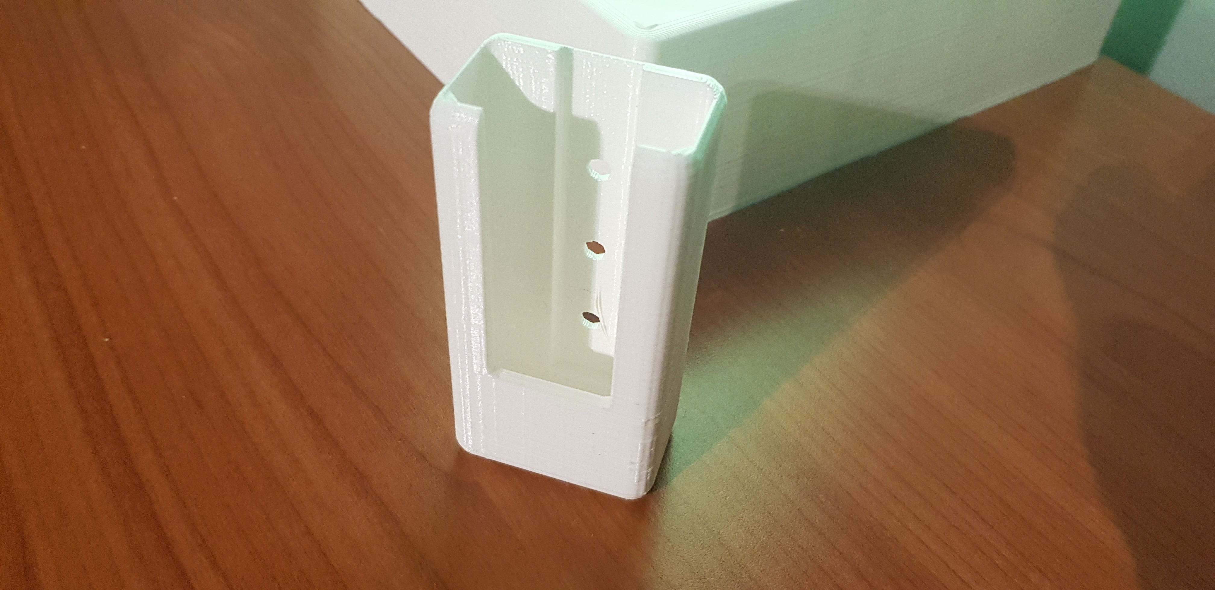 Remote Control Holder - White - 28 x 45 x 87mm | 1 Piece | Klik aan Klik uit