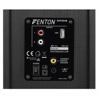 Fenton | SHF404B - POWERED BT BOOKSHELF SPEAKERS 4” MP3